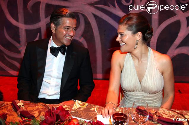 Lla princesse Victoria de Suède au dîner de gala de l'E.O.R.T.C à l'Opéra Garnier de Monte Carlo à Monaco le 9 octobre 2009