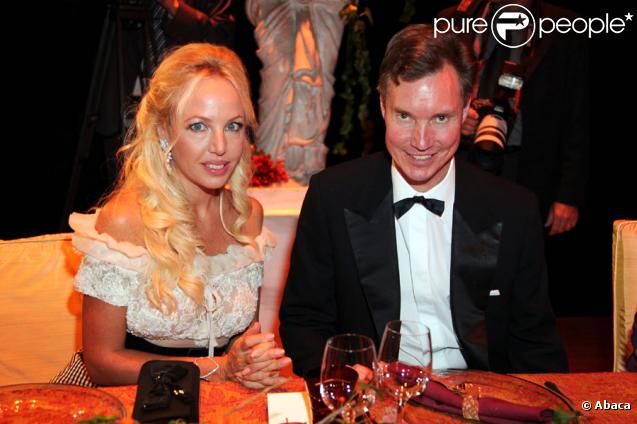 Camille de Bourbon Sicile et Prince Guillaume du Luxembourg au dîner de gala de l'E.O.R.T.C à l'Opéra Garnier de Monte Carlo à Monaco le 9 octobre 2009