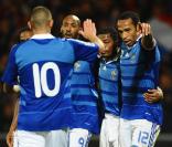 Les cinq buts de l'équipe de France face aux Îles Féroé, le 10 octobre 2009, au Stade du Roudourou, à Guingamp.