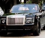 David Beckham et son fils dans une Rolls Phantom 