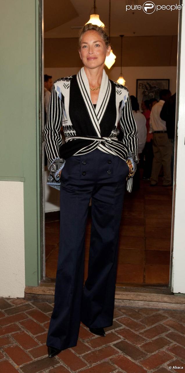 Sharon Stone, lors du Breakthrough Performers Brunch, qui se tient dans le cadre du 17e Festival International du Film des Hamptons, à New York, le 10 octobre 2009 !