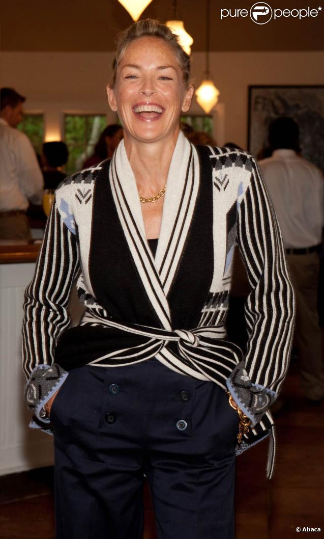 Sharon Stone, lors du Breakthrough Performers Brunch, qui se tient dans le cadre du 17e Festival International du Film des Hamptons, à New York, le 10 octobre 2009 !