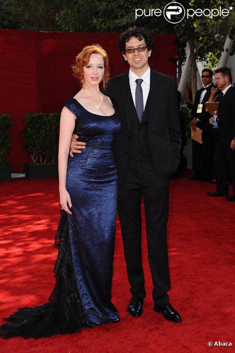 Christina Hendricks et Geoffrey Arend en septembre 2009 