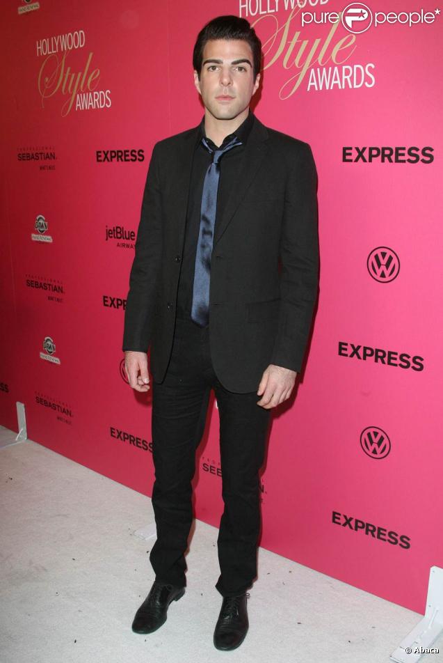 Zachary Quinto au 6ème Style Awards annuel d'Hollywood au musée Armand Hammer à Los Angeles le 11 octobre 2009