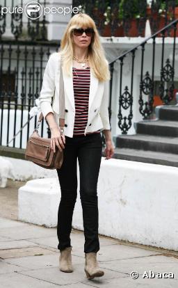 Le top model Claudia Schiffer
