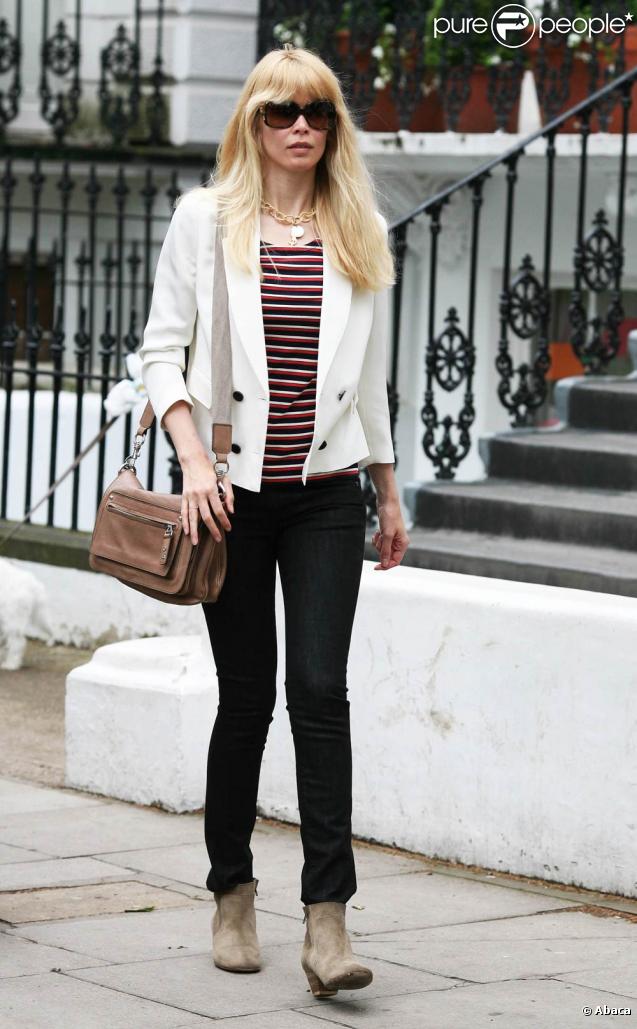 Le top model Claudia Schiffer 