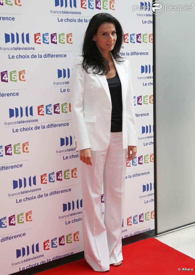 La journaliste présentatrice Marie Drucker 