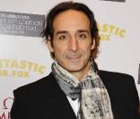 Alexandre Desplat, à l'occasion de la grande soirée donnée pour l'avant-première du  Fantastique Mr. Fox , à la Saatchi Gallery de Londres, le 14 octobre 2009 !