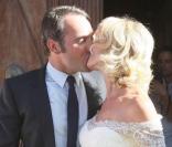 Alexandra Lamy et Jean Dujardin à leur mariage en juillet 2009 
