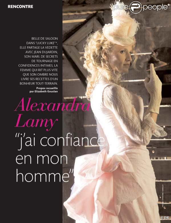 Alexandra Lamy, avec l'aimable autorisation de Madame Figaro