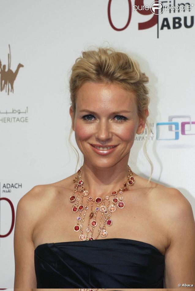 Naomi Watts lors du festival du film international du Moyen-Orient à Abu Dhabi le 17 octobre 2009
