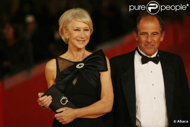 La comédienne britannique Helen Mirren et le cinéaste Michael Hoffman, à l'occasion de l'avant-première de  The Last Station , lors du 4e Festival de Rome, le 18 octobre 2009 !