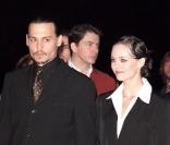 Vanessa Paradis et Johnny Depp pour la projection de From Hell à Venise en septembre 2001 