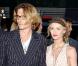 Vanessa Paradis et Johnny Depp à la première du film de monsieur, Il était une fois au Mexique... Desperado 2, en septembre 2003 