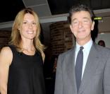 Sophie Thalmann et le baron Edouard de Rostchild à la soirée organisée pour les 10 ans de la chaîne Equidia. 20/10/09