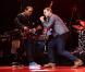 Robbie Williams, au top de sa forme pour son premier concert en trois ans, lors du BBC Electric Proms, le 20 octobre 2009