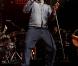Robbie Williams, au top de sa forme pour son premier concert en trois ans, lors du BBC Electric Proms, le 20 octobre 2009