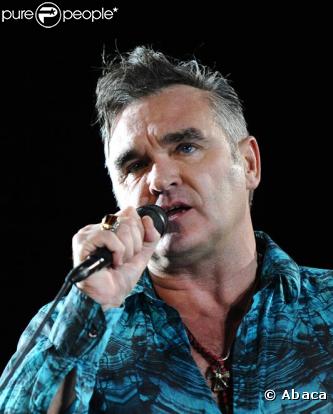 Morrissey en concert en avril 2009