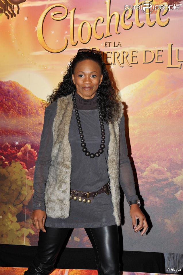 Laura Flessel lors de la première du dessin animé Clochette et la pierre de lune à Disneyland Paris le 25 octobre 2009