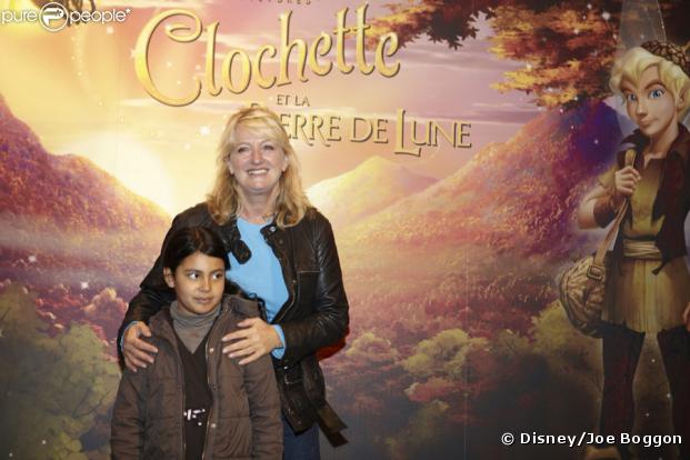 Charlotte de Turckheim l'occasion de la projection du dessin animé Clochette et la Pierre de Lune, le 25 octobre 2009