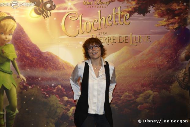 Jasmine Roy à l'occasion de la projection du dessin animé Clochette et la Pierre de Lune, le 25 octobre 2009