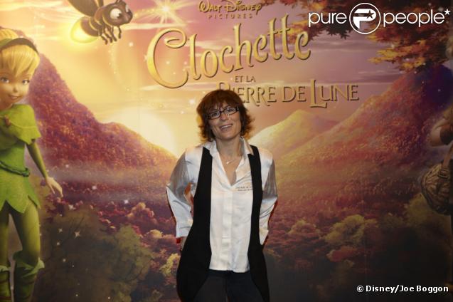 Jasmine Roy à l'occasion de la projection du dessin animé Clochette et la Pierre de Lune, le 25 octobre 2009