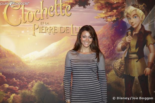 Rachel Legrain-Trapani à l'occasion de la projection du dessin animé Clochette et la Pierre de Lune, le 25 octobre 2009