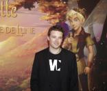 Thibaud Vaneck, la voix de Terence, à l'occasion de la projection du dessin animé Clochette et la Pierre de Lune, le 25 octobre 2009