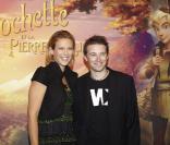 Lorie et Thibaud Vaneck qui doublent les voix de Clochette et son ami Terence
