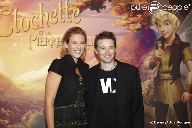 Lorie et Thibaud Vaneck qui doublent les voix de Clochette et son ami Terence