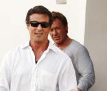 Sylvester Stallone à la sortie d'un restaurant le 24 octobre 2009 !