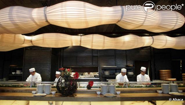 L'ouverture du restaurant Nobu à Santa-Fe, Mexico le 25 octobre 2009