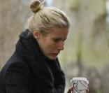Gwyneth Paltrow emmène son fils Moses - qu'elle a eu avec Chris Martin, le leader de Coldplay - à l'école le 12 octobre 2009 à New York