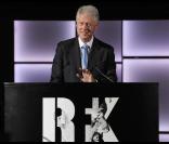 Bill Clinton lors du gala à Milan le 29 octobre 2009 pour la Fondation Robert Kennedy