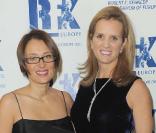 Nicoletta Mantovani et Kerry Kennedy lors du gala à Milan le 29 octobre 2009 pour la Fondation Robert Kennedy