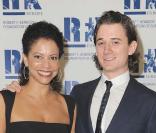 Gloria Reuben et Robert Kennedy III lors du gala à Milan le 29 octobre 2009 pour la Fondation Robert Kennedy