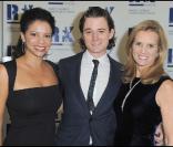 Gloria Reuben, Robert Kennedy III et Kerry Kennedy lors du gala à Milan le 29 octobre 2009 pour la Fondation Robert Kennedy