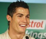Cristiano Ronaldo, ambassadeur de Castrol, participe à l'annonce du classement Global Castrol Rankings, à Madrid, le 29 octobre 2009 !