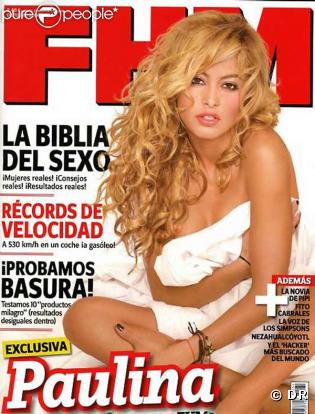 Paulina Rubio en couverture de FHM !