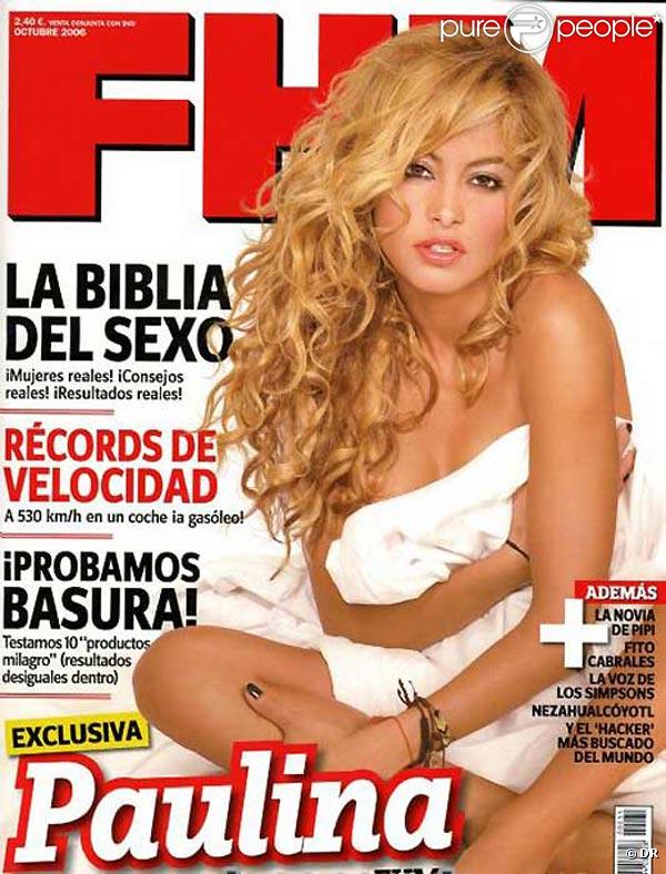 Paulina Rubio en couverture de FHM ! 