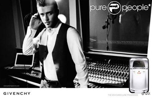 Justin Timberlake dans la première campagne Play