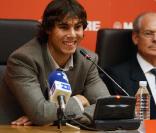 Rafael Nadal reçoit le prix Espagnol Unviversel 2009, puis s'exprime sur les révélations d'Andre Agassi, le 29 octobre  2009 à Madrid.