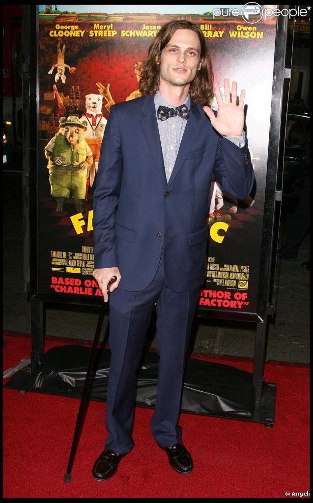 Matthew Gray Gubler à la projection de Fantastic Mr Fox lors de l'ouverture du festival AFI à Los angeles, le 30 octobre 2009 !