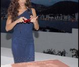 Sofia Milos des  Experts Miami , laisse ses empreintes à Acapulco, le 26 octobre 2009 !