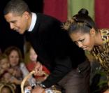Michelle Obama et son époux ont surpris la Maison Blanche le 31/10/09