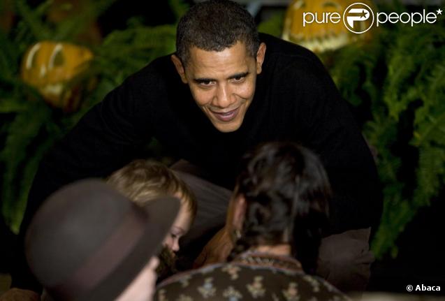 Michelle Obama et son époux ont surpris la Maison Blanche le 31/10/09