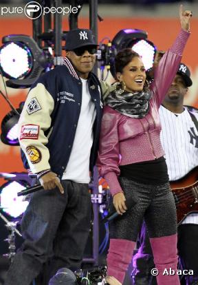 Jay-Z et Alicia Keys ne se quittent plus. New York, 29 octobre.