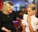 Rihanna lors de l'interview avec Diane Sawyer, pour Good Morning America
