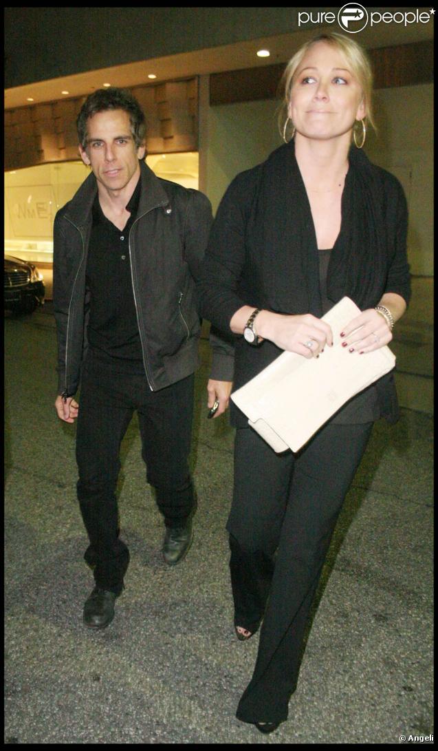 Ben Stiller et Christine Taylor, à l'occasion de l'avant-première de  The Messenger , à Beverly Hills, le 2 novemvre 2009 !