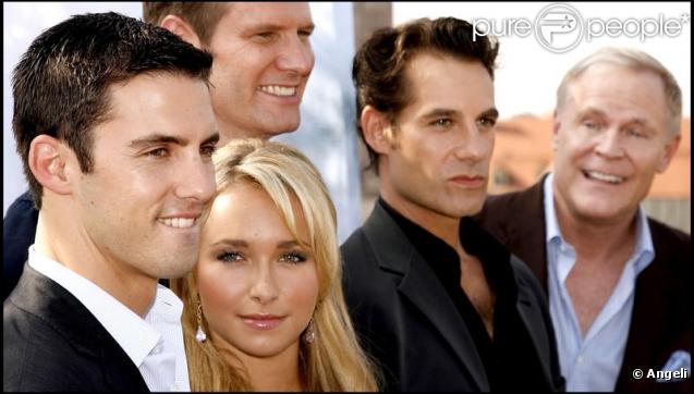 Hayden Panettiere, Milo Ventimiglia et Adrian Pasdar
